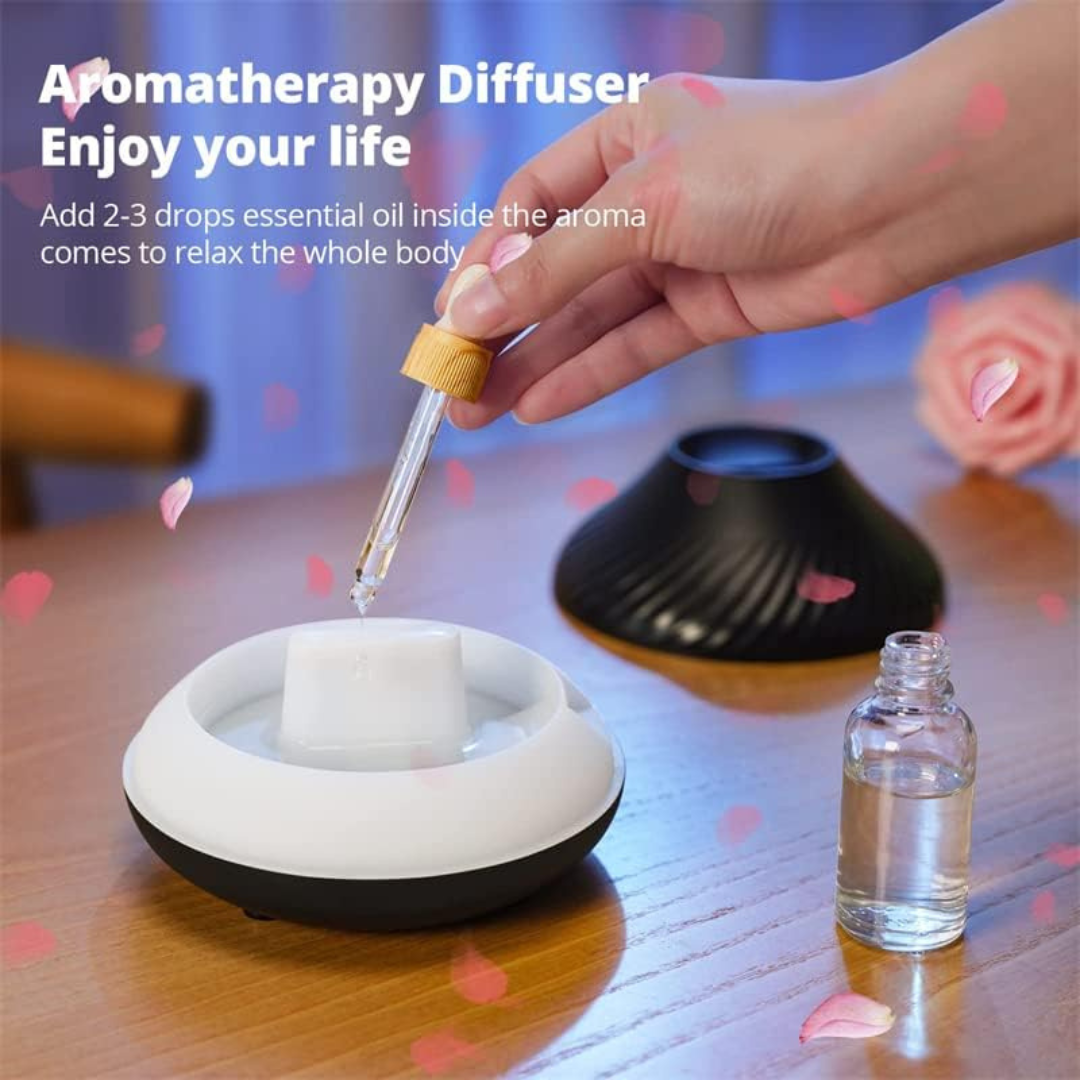 ZenMist™ – Aromatherapy Diffuser & Humidifier with Flame and Rain Cloud Effect